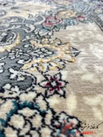 فرش ترنج دار 700شانه طرح ارمغان آبی