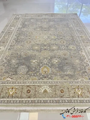 فرش طرح افشان جدید طرح سلطان آبادی 1200شانه کاشان