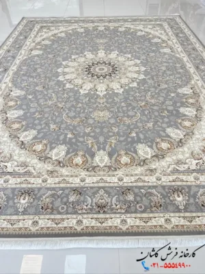 فرش فیلی گل برجسته طرح روناک 1200 شانه