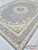فرش فیلی گل برجسته طرح روناک 1200 شانه کاشان