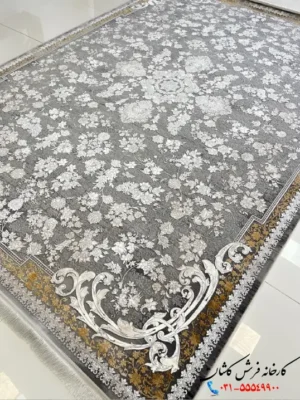 فرش وینتیج مدرن طرح راما 1200 شانه کاشان