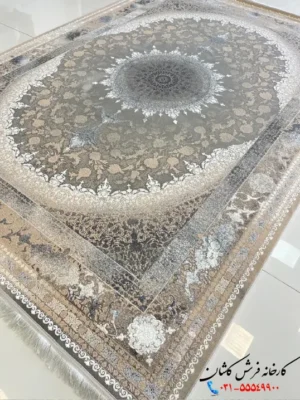 فرش وینتیج کاشان طرح شاهانه 1200 شانه