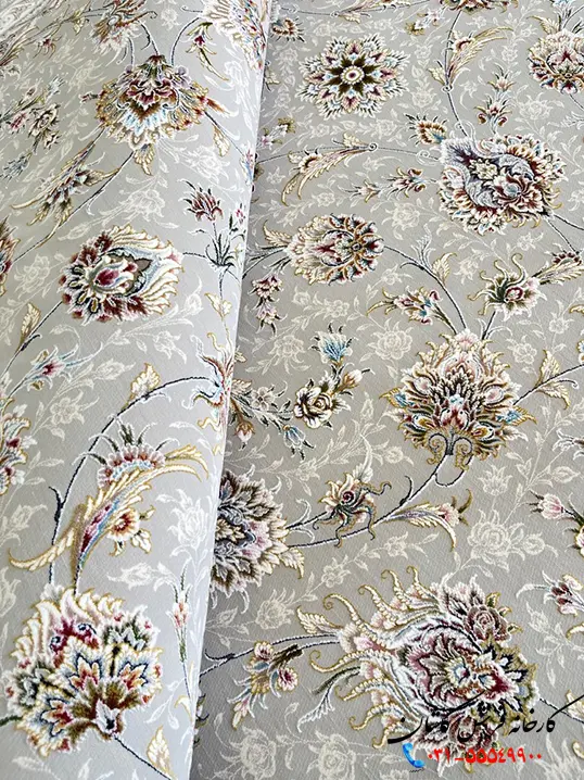 فرش افشان جدید نیکا 1500 شانه کاشان