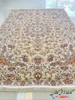 فرش کرم جدید افسون 1200 شانه