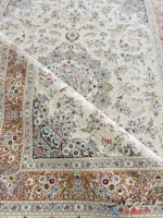 فرش کرم گلبهی اوان 1500 شانه