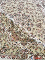 فرش کرمی جدید طرح افسون 1200 شانه کاشان