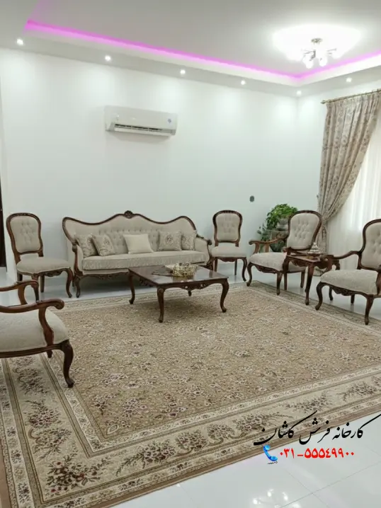 فرش افشان شکلاتی 1500 شانه نیکا