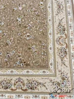 فرش شکلاتی افشان نیکا 1500 شانه کاشان