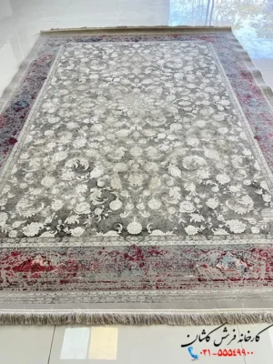 فرش لاکی مدرن 1500 شانه طرح نسیم