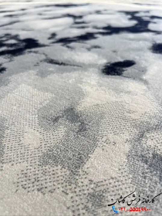 فرش ورساچه ماشینی 1200شانه طرح آویژه رنگ دودی طلایی کاشان فرش ورساچه ماشینی 1200شانه طرح آویژه رنگ دودی طلایی کاشان