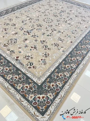 فرش 1200 شانه افشان بژ
