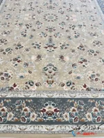 فرش 1200 شانه افشان بژ طرح گلستان