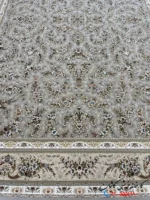 فرش افشان نقره ای 1500 شانه طرح کژال