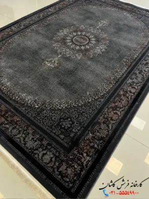 فرش دودی جدید 700 شانه ارزان قیمت طرح نیهان