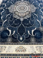 فرش سرمه ای 1200 شانه چکاوک