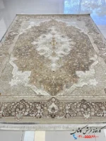 فرش طلاکوب جدید وینتیج طرح درین 1200شانه