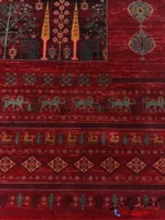 فرش لاکی کاشان 700 شانه ارزان قیمت طرح روژیا