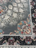 فرش کاشان طرح مایناز رنگ فیلی