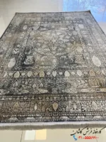 فرش 1200 شانه پتینه طوسی طرح تالیا