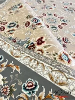 فرش افشان 1200 شانه بژ گلستان