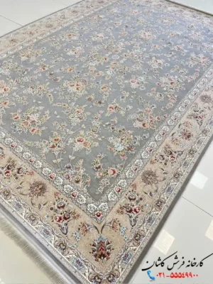 فرش باغ گل فیلی 1200 شانه کاشان