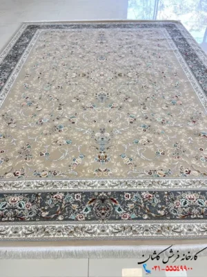 فرش بژ 1200 شانه افشان آذین