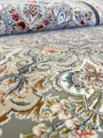 فرش ترنج 1200 شانه پلاتینیوم طرح بهارستان کاشان