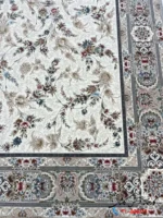 فرش مه گل کرم 1200 شانه