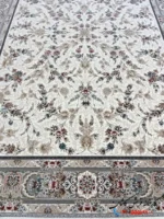 فرش کرمی 1200 شانه طرح مه گل