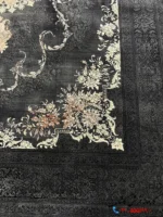 فرش 700 شانه ارزان قیمت دودی طرح نیکا