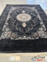 فرش 700 شانه ارزان قیمت دودی نیکا کاشان