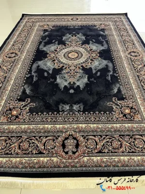 فرش 700 شانه ارزان قیمت ورساچه طرح آنجل کاشان