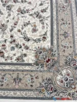 فرش باغ گل کرم 1200شانه