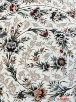 فرش باغ گل کرمی 1200شانه