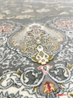 فرش ترنج 1200 شانه طرح نوژان کاشان