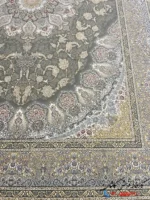 فرش ترنج دار 1200 شانه طرح نوژان فیلی