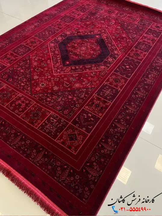 فرش روناسی 700 شانه ارزان قیمت طرح خطیبی کاشان فرش روناسی 700 شانه ارزان قیمت طرح خطیبی کاشان