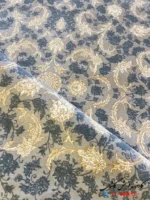 فرش طرح افشان نقره ای طلاکوب 1200شانه اسپیرال