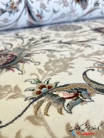 فرش طرح افشان کرم 1200 شانه سماع