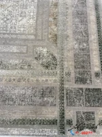 فرش مراکشی خشتی فیلی 1200شانه طرح رزا کاشان