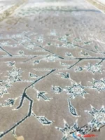 فرش پتینه 1200 شانه سپیدار رنگ بژ کاشان