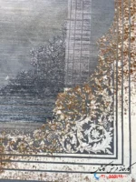 فرش پتینه رنگ فیلی 1200 شانه طرح ژاوا فیلی کاشان