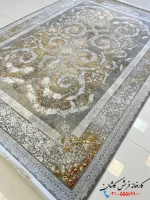 فرش 1200 شانه افشان وینتیج طرح هیلیا فیلی کاشان