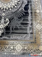 فرش 1200 شانه مشکی ونیز کاشان