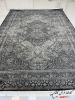 فرش 700 شانه ارزان قیمت دودی طرح صبا