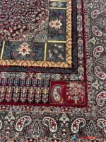 فرش 700 شانه لاکی طرح تابان کاشان