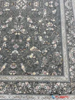 فرش آذن طوسی گل برجسته 1200 شانه