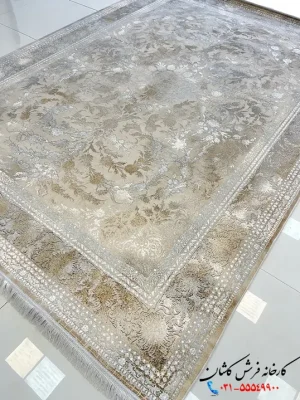 فرش افشان 1200 شانه طرح مشکات کاشان