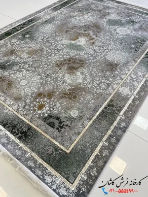 فرش افشان جدید 1200شانه طرح رولکس کاشان