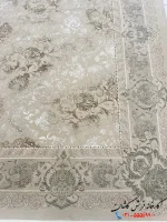 فرش افشان سبز طرح سارا 1200 شانه کاشان